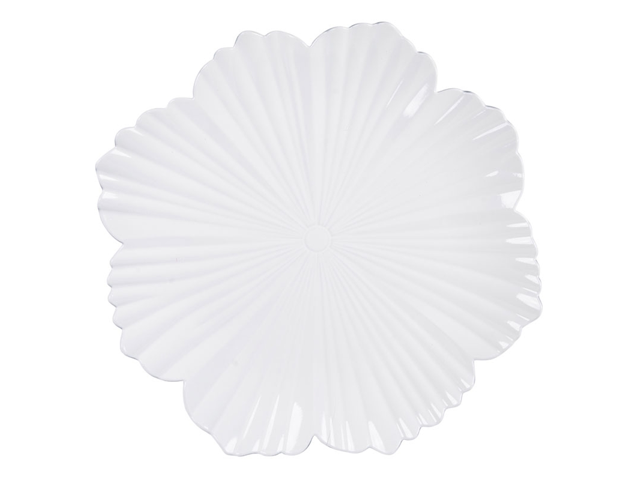 SOTTOPIATTO FOGLIA 33CM BIANCO 143346