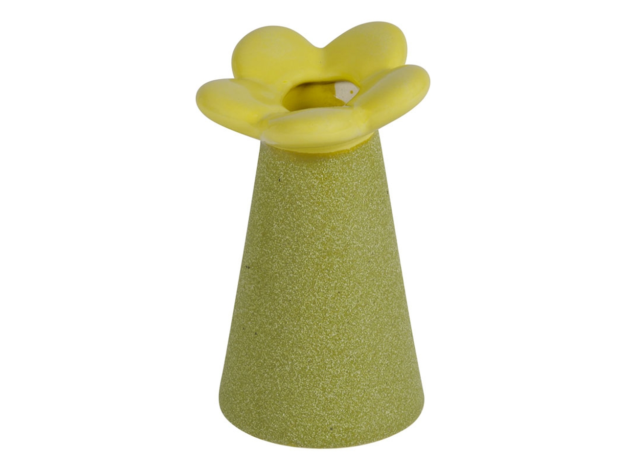 VASO FIORE CERAMICA D.5,5XH10CM GIALLO 143541 VASO FIORE CERAMICA D.5,5XH10CM GIALLO 143541