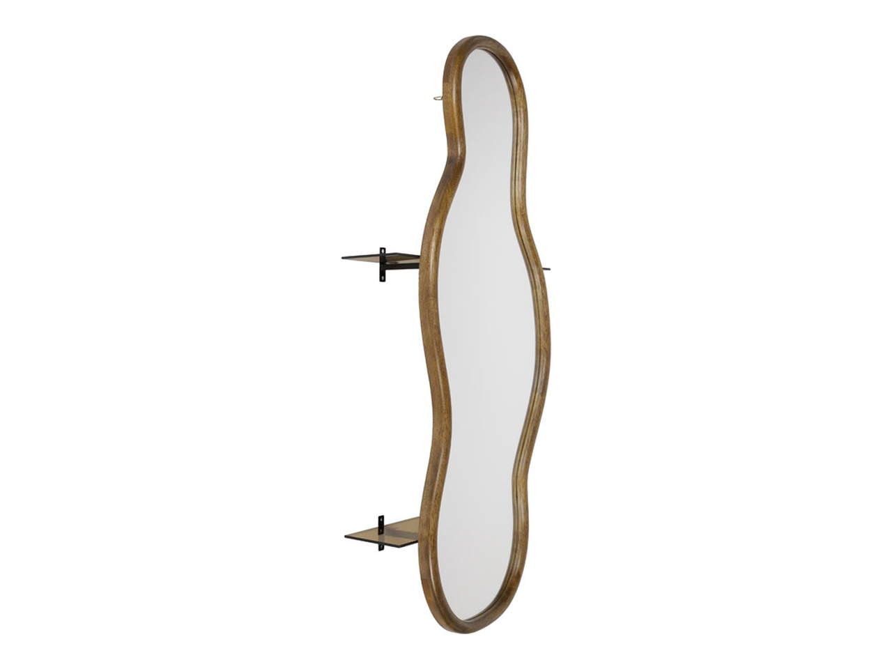 SPECCHIO DA MURO C/MENSOLA 105X16X40CM LEGNO144539