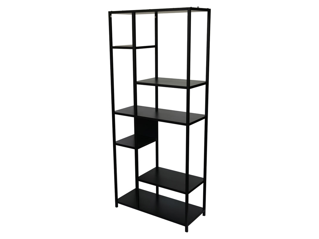 SCAFFALE ETAGERE METALLO 80X35X185CM NERO 144813 SCAFFALE ETAGERE METALLO 80X35X185CM NERO 144813