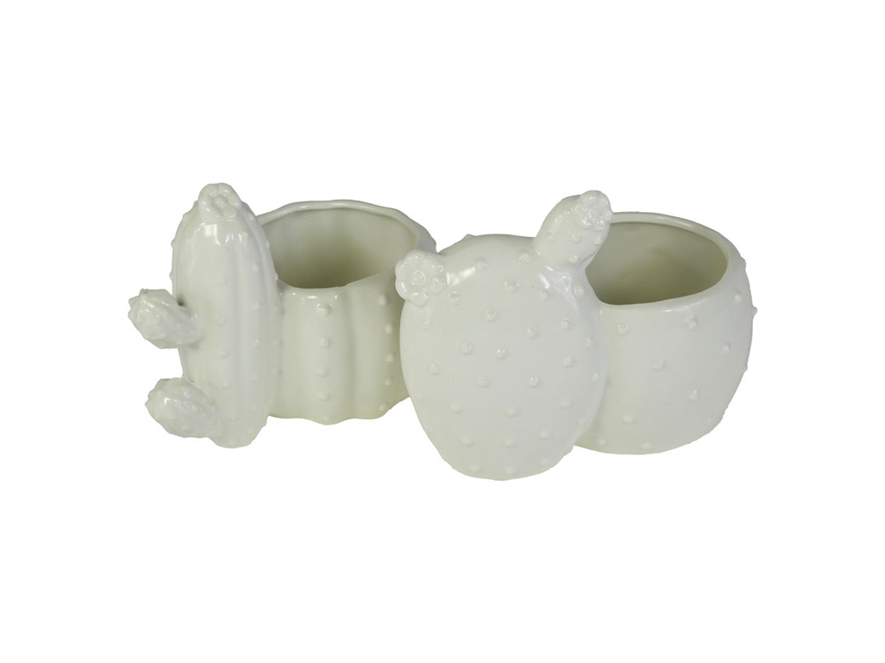 VASO CACTUS CERAMICA 15X11X11CM 2ASS. BIANCO144878 VASO CACTUS CERAMICA 15X11X11CM 2ASS. BIANCO144878