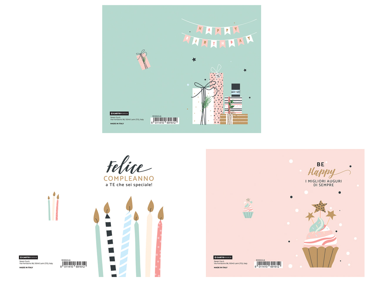 BIGLIETTO 9X14 RILIEVO CARTOMANIA 5D30021U6-000