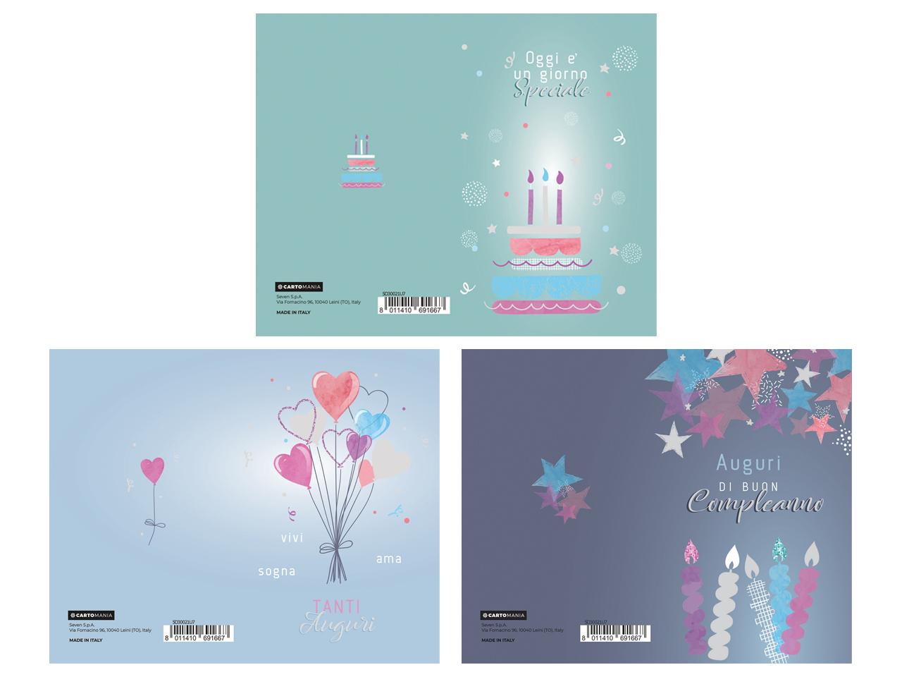 BIGLIETTO 9X14 FOIL CARTOMANIA 5D30021U7-000