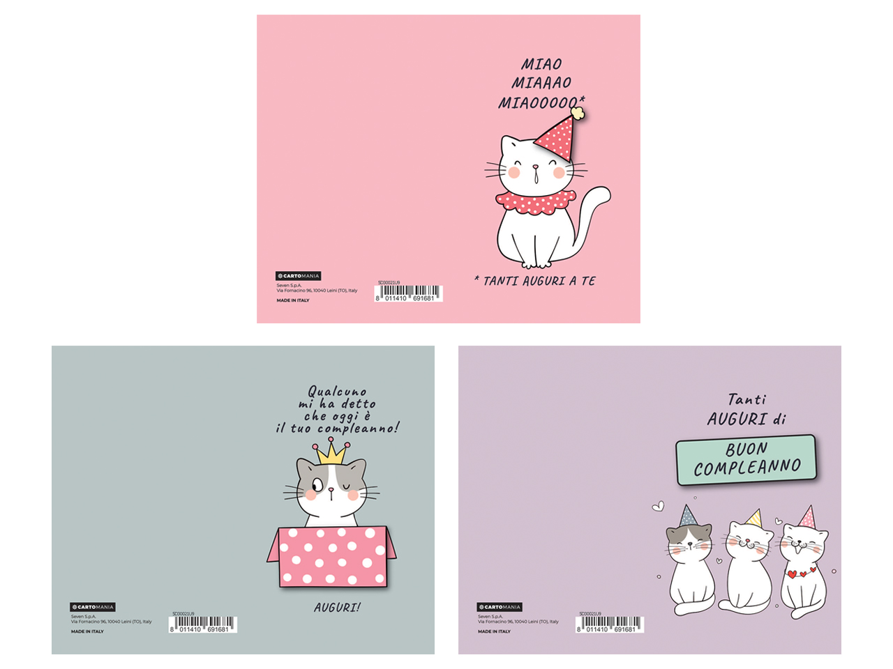 BIGLIETTO 9X14 3D CARTOMANIA 5D30021U9-000