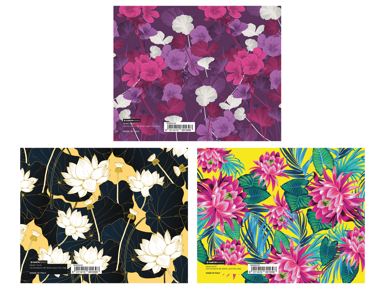 BIGLIETTO 9X14 FLOWER CARTOMANIA 5D30021V0-000