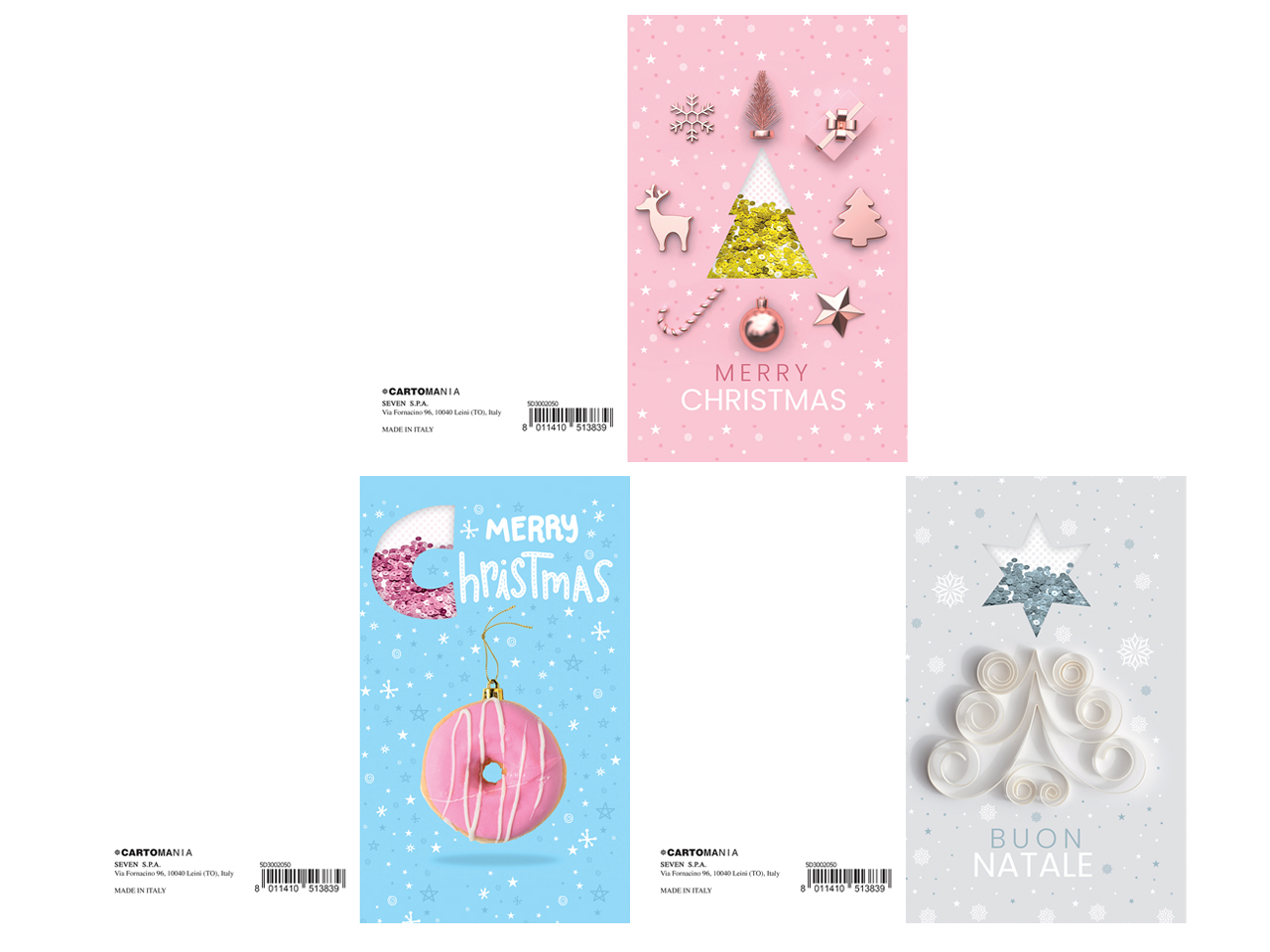 BIGLIETTO SMALL 9X14 CARTOMANIA 5D3002050-000