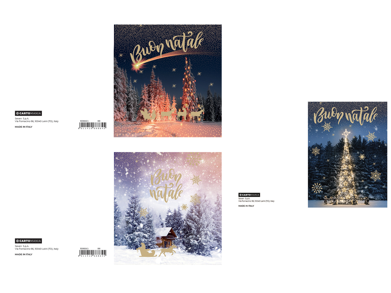 BIGLIETTO 11X11 LANDSCAPE CARTOMANIA 5D30021C1-000