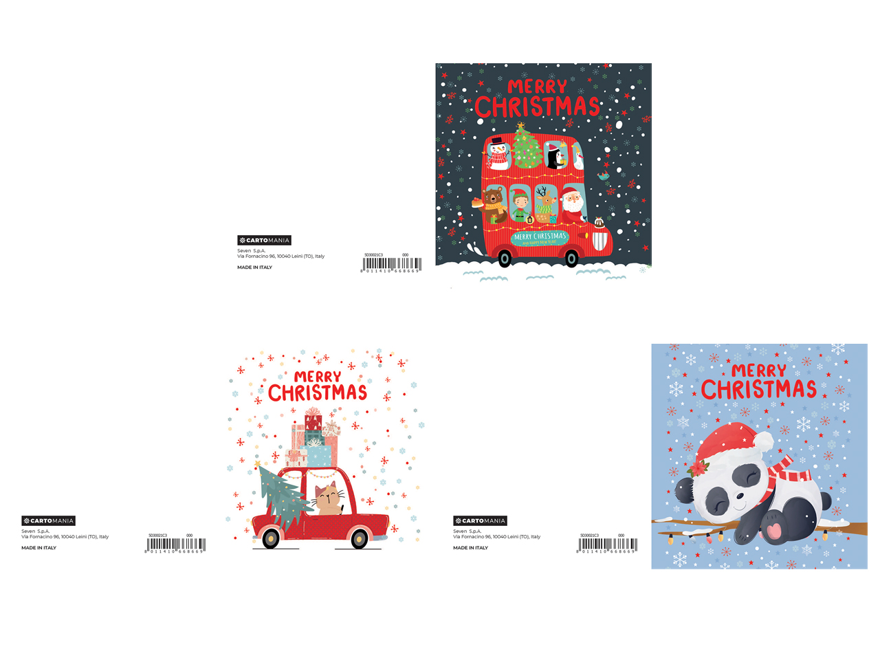 BIGLIETTO 11X11 CARTOON CARTOMANIA 5D30021C3-000