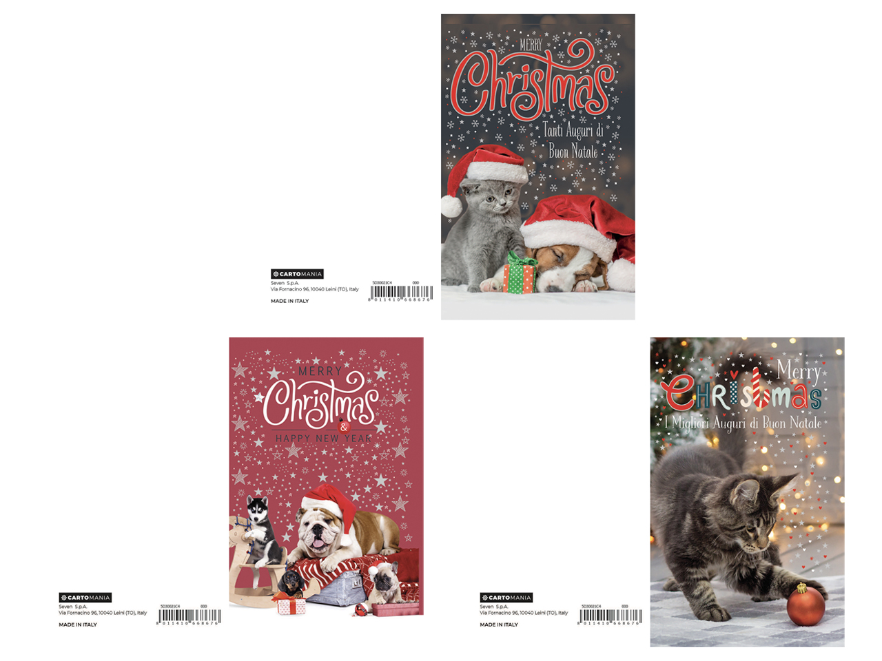 BIGLIETTO 9X14 ANIMALI CARTOMANIA 5D30021C4-000