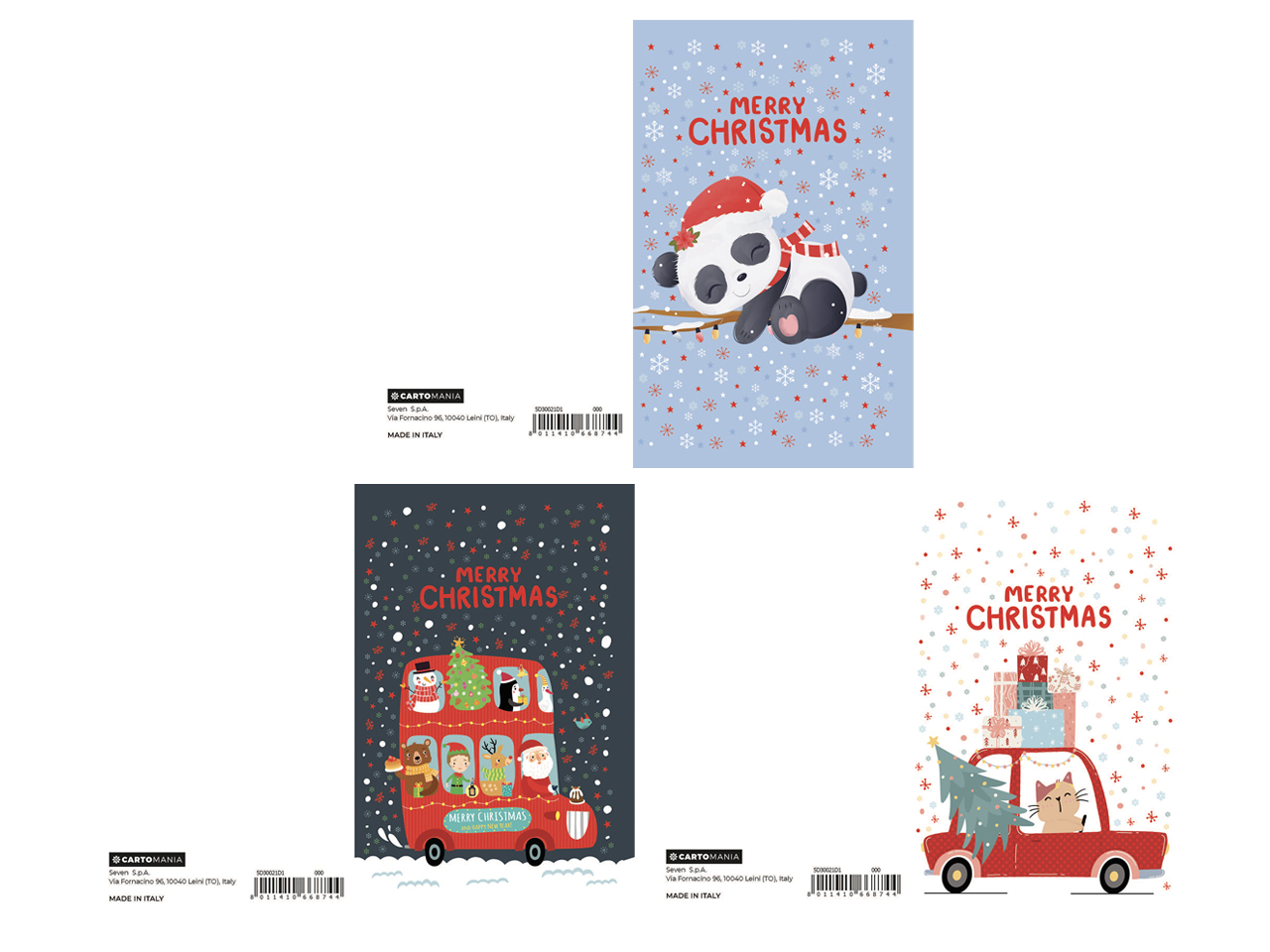 BIGLIETTO 9X14 CARTOON CARTOMANIA 5D30021D1-000