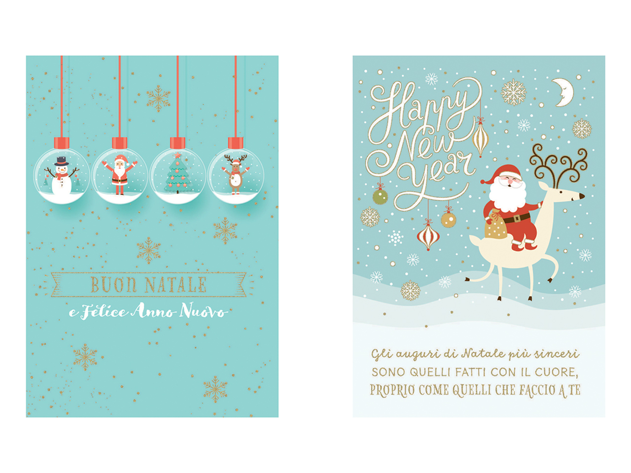 BIGLIETTO 9X14 BABBO NATALE CARTOMA. 90D302480-000