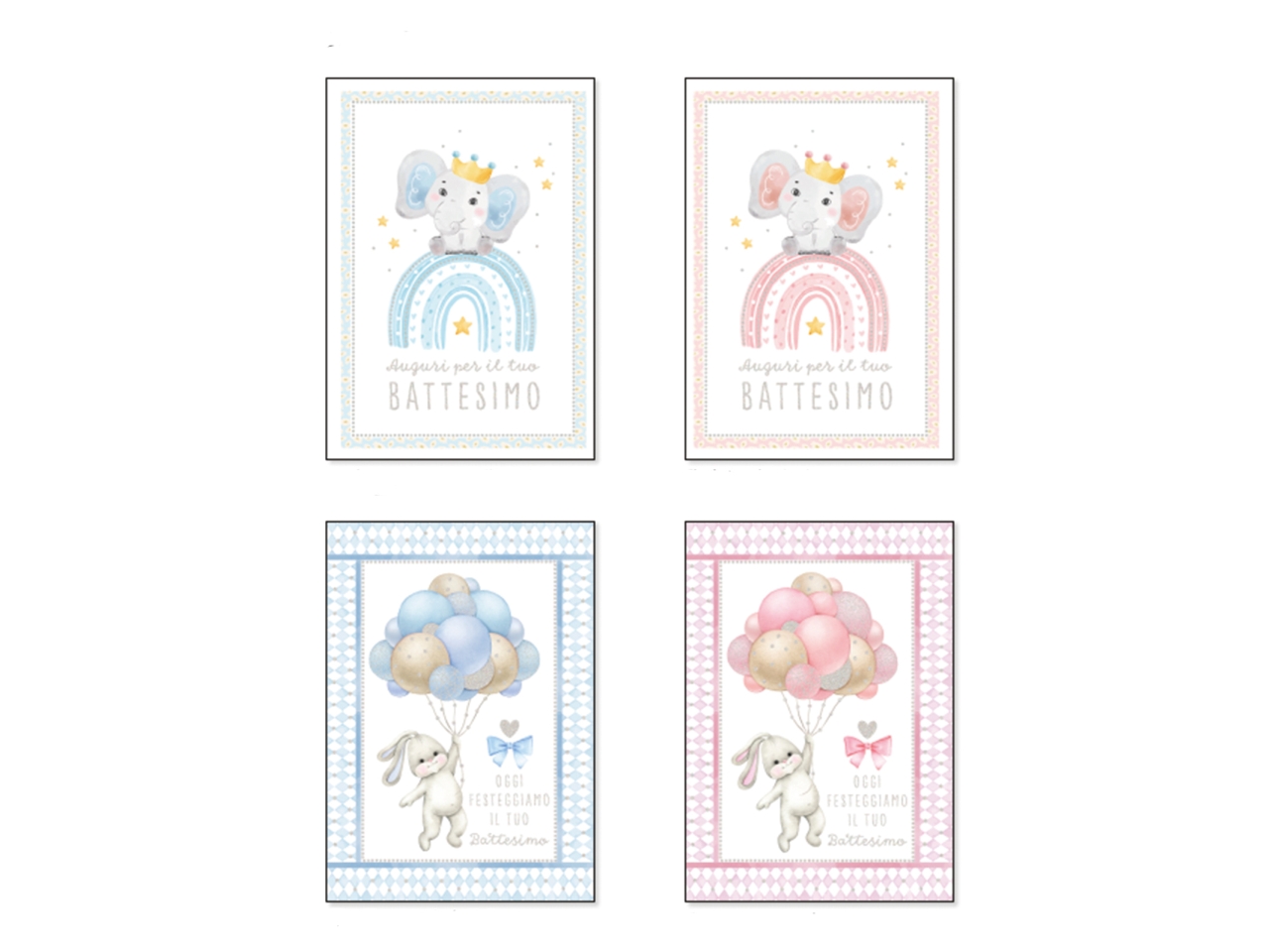 BIGLIETTO BATTESIMO CARTOMANIA 90D312431-000 BIGLIETTO BATTESIMO CARTOMANIA 90D312431-000