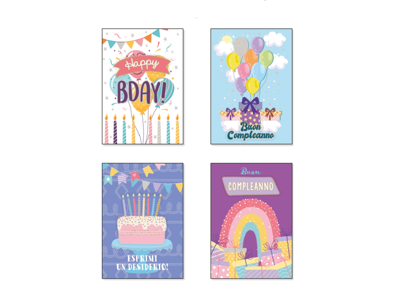 BIGLIETTO COMPLEANNO 3D CARTOMANIA 90D312418-000