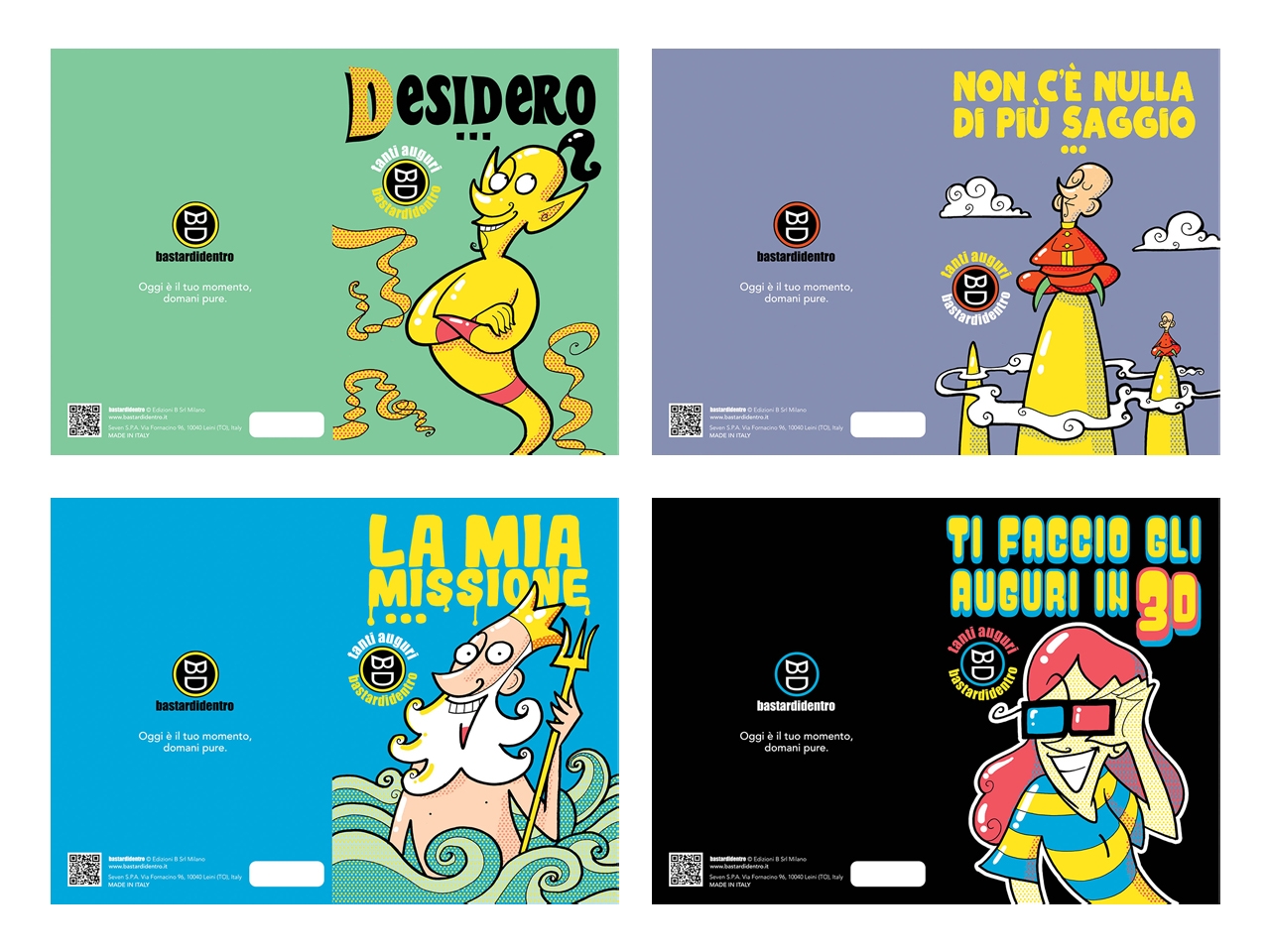 BIGLIETTO AUGURI BASTARDIDENTRO 584002128-000