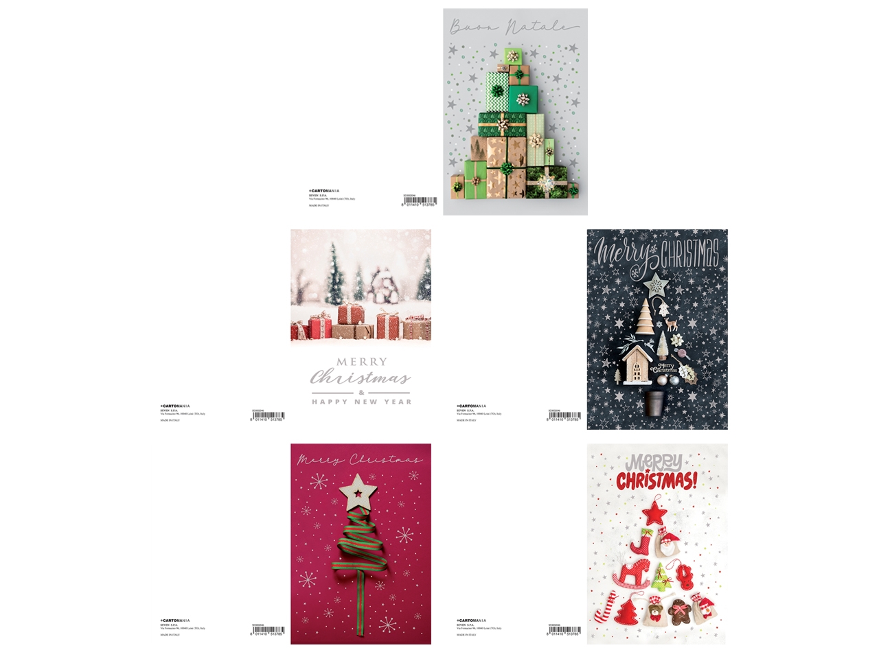 BIGLIETTO NATALE OLOGRAFICO CARTOMA. 5D3002046-000