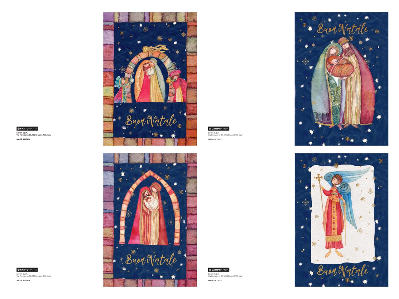 BIGLIETTO NATALE PRESEPE CARTOMANIA 50D302284-000