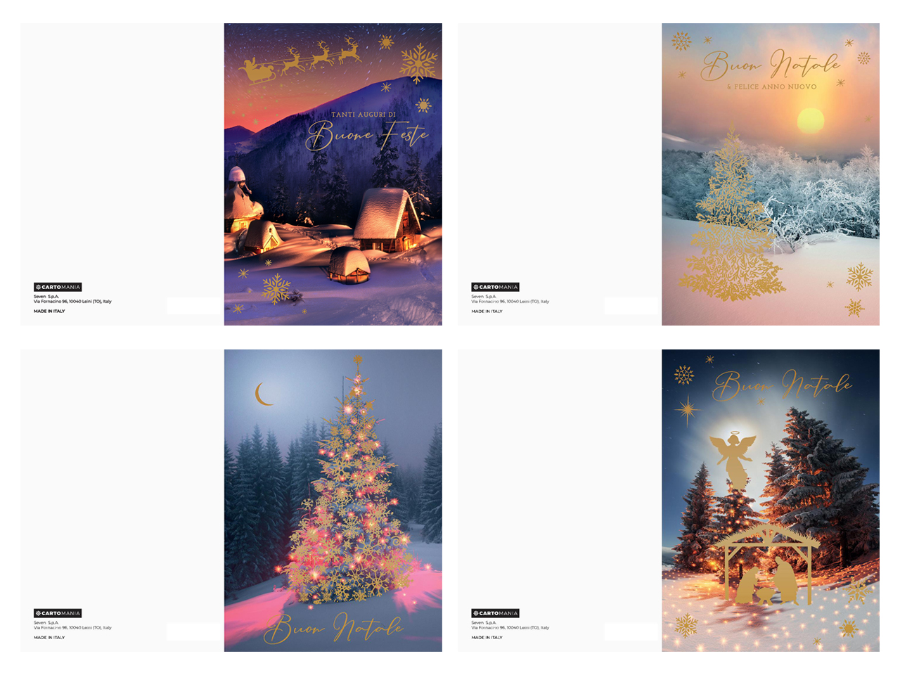 BIGLIETTO NATALE LANDSCAPE CARTOMAN. 50D302285-000