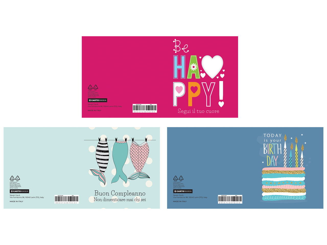 BIGLIETTO 11X11 PAILLETTES CARTOMAN. 50D322246-000