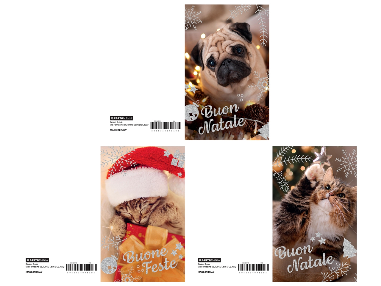 BIGLIETTO 9X14 ANIMALI CARTOMANIA 50D302295-000