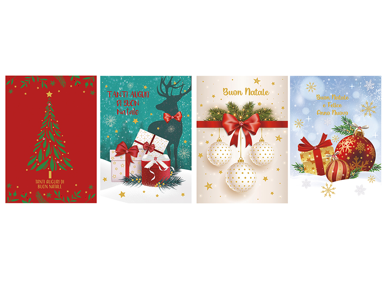 BIGLIETTO NATALE VINTAGE CARTOMANIA 90D302521-000