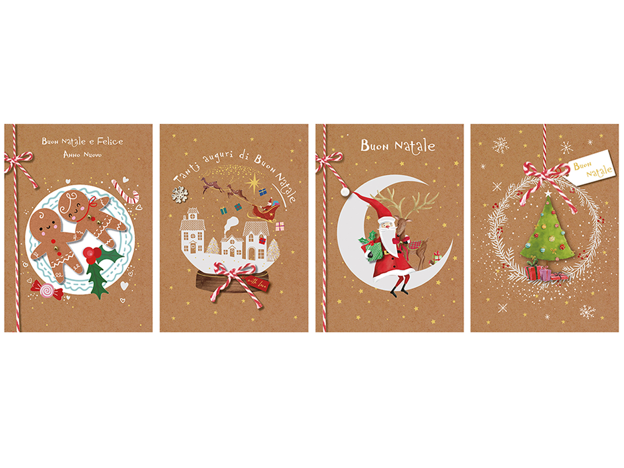 BIGLIETTO NATALE CRAFT CARTOMANIA 90D302523-000