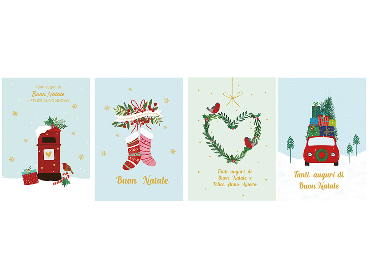 BIGLIETTO NATALE CLASSIC CARTOMANIA 90D302529-000