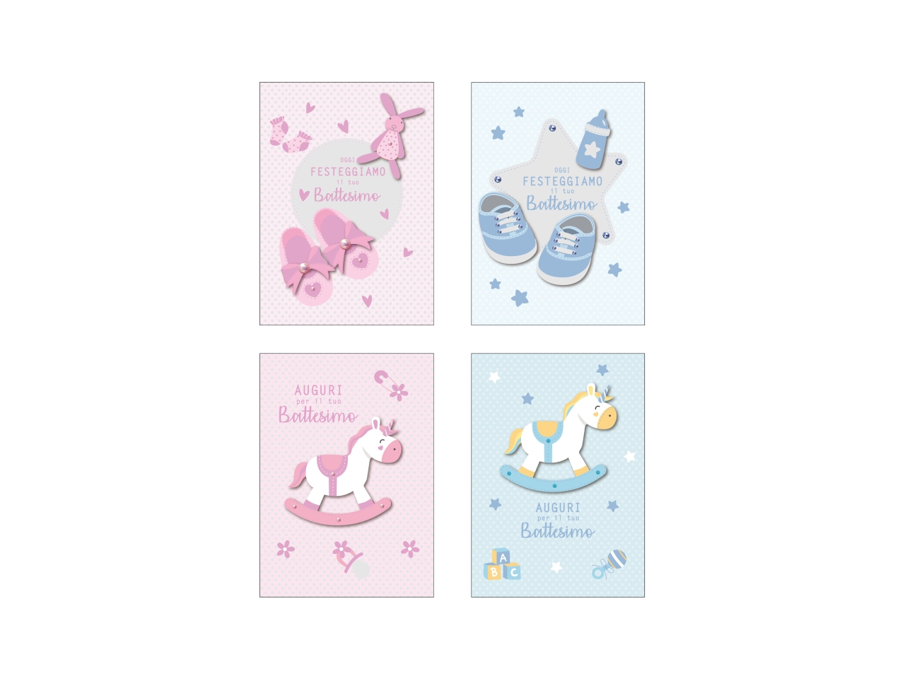 BIGLIETTO BATTESIMO WISHING MAGIC 90D302589-000 BIGLIETTO BATTESIMO WISHING MAGIC 90D302589-000