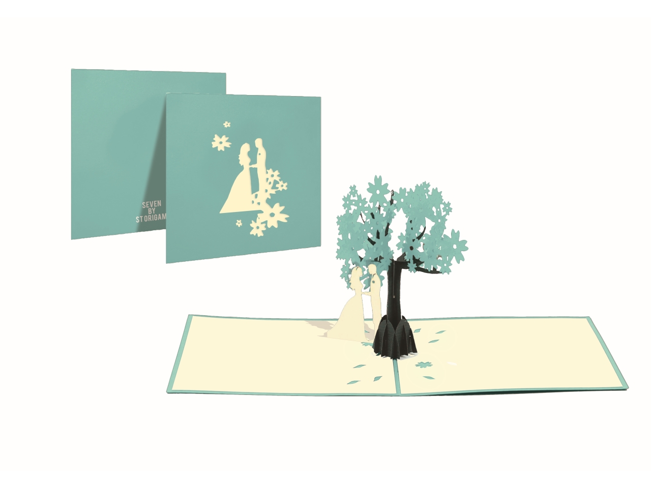 BIGLIETTO SPOSI 3D CARTOMANIA 3D 5D30019A6-000