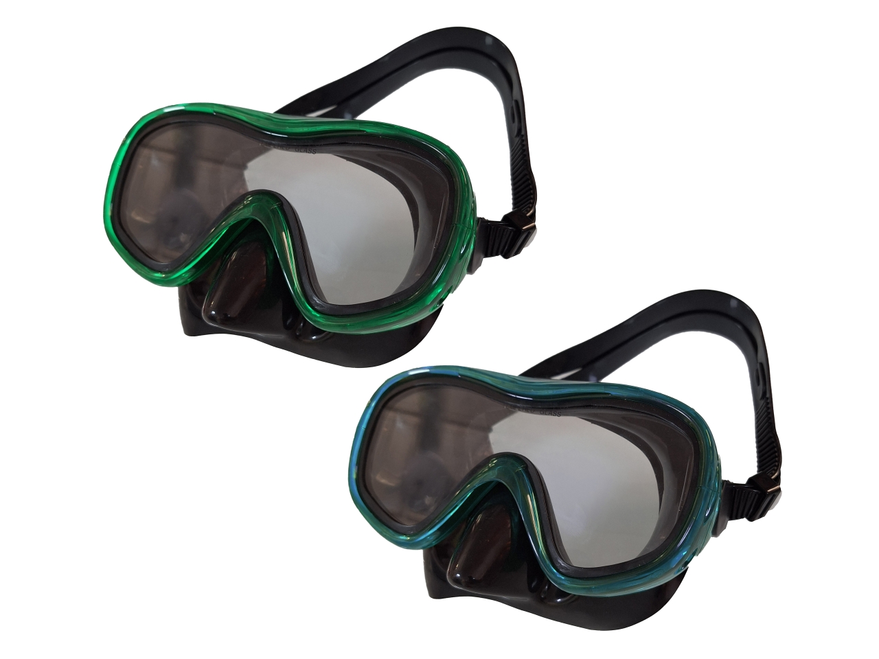 MASCHERA SUB AURIGA PVC 2ASS VERDE/VERD ACQ 450858
