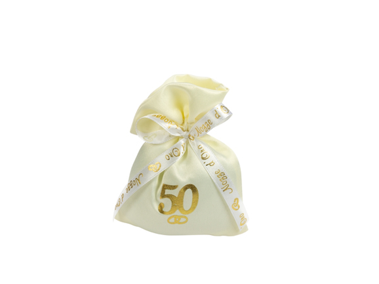 SACCHETTO 10X13CM 50 ANNI STAMPATO A3142 SACCHETTO 10X13CM 50 ANNI STAMPATO A3142