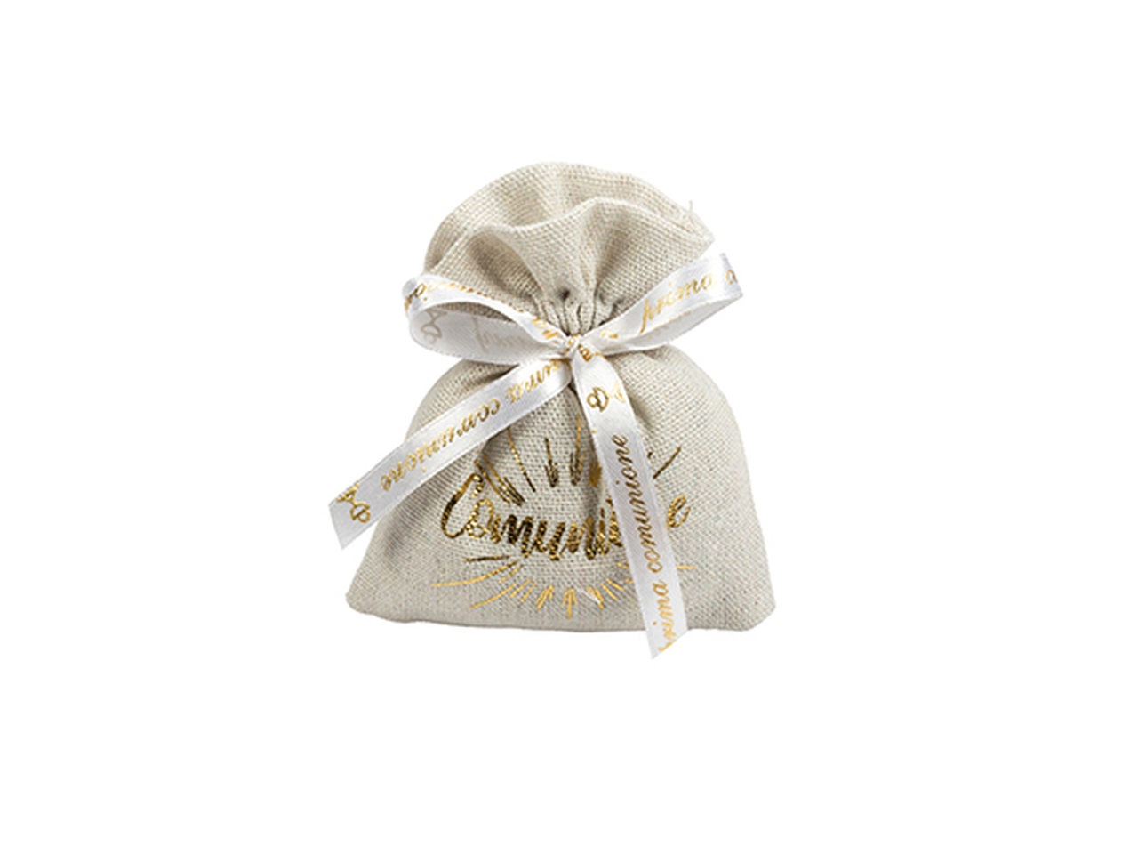 SACCHETTO 10X12CM COMUNIONE STAMPATO A3209 SACCHETTO 10X12CM COMUNIONE STAMPATO A3209