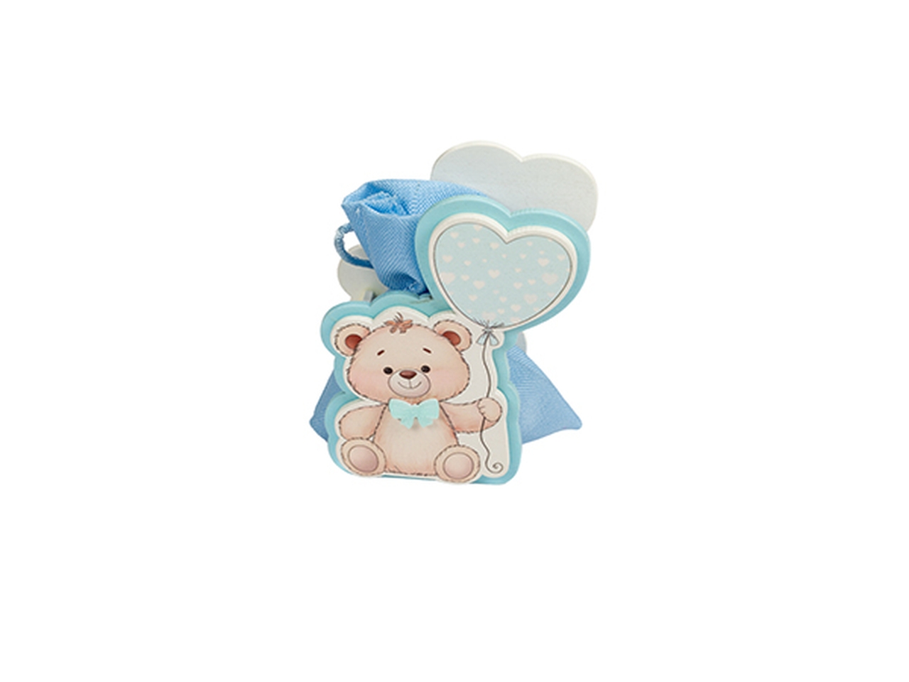 SACCHETTO C/ORSETTO E PALLONCINO CELESTE A3188 04 SACCHETTO C/ORSETTO E PALLONCINO CELESTE A3188 04