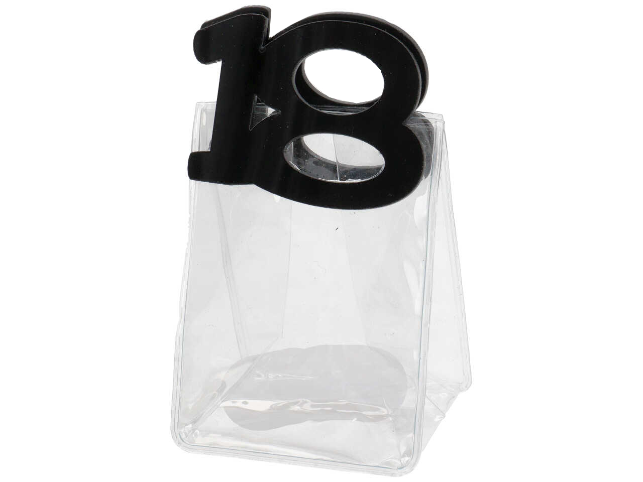 BORSETTA PVC C/PLEX 18ANNI 6X5XH8CM NERO A3265 00 BORSETTA PVC C/PLEX 18ANNI 6X5XH8CM NERO A3265 00