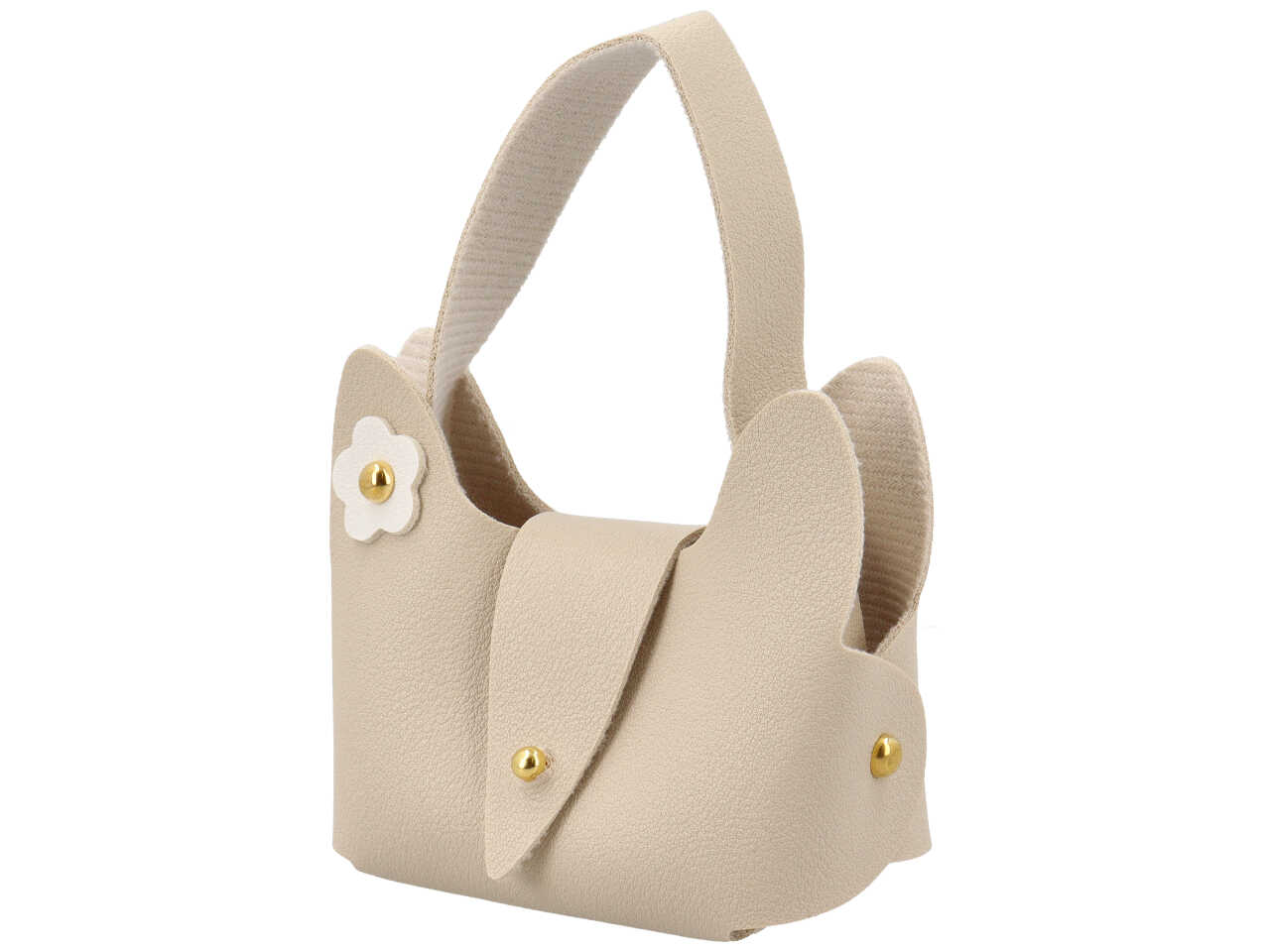 BORSETTA ECOPELLE 8XH6CM C/FIORE BEIGE A3213 23 BORSETTA ECOPELLE 8XH6CM C/FIORE BEIGE A3213 23