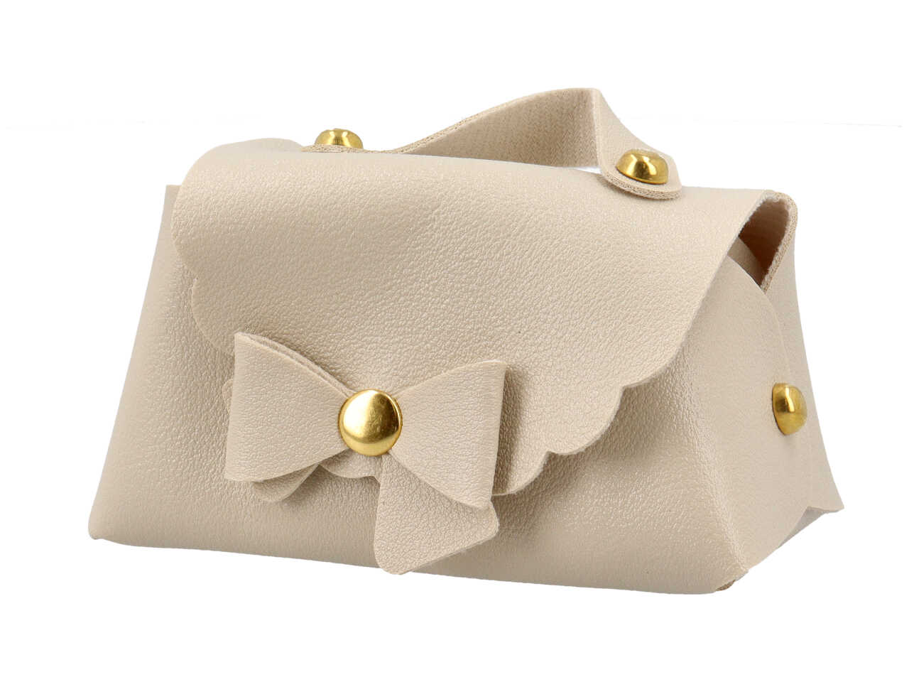 BORSETTA ECOPELLE 8XH6CM C/FIOCCO BEIGE A3212 23 BORSETTA ECOPELLE 8XH6CM C/FIOCCO BEIGE A3212 23