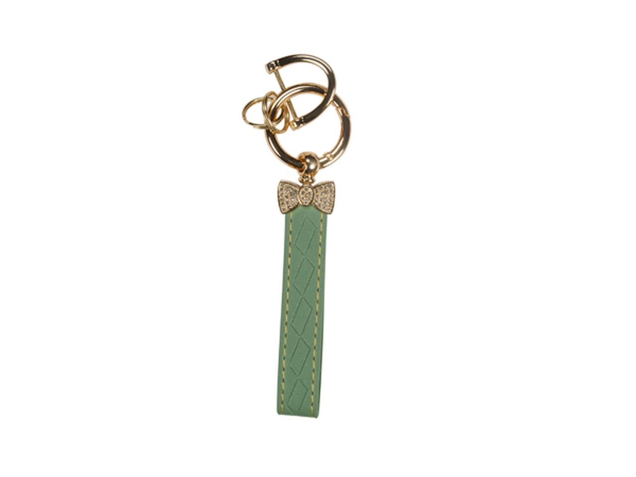 PORTACHIAVI PELLE C/FIOCCO VERDE SAL.PC7066 20 PORTACHIAVI PELLE C/FIOCCO VERDE SAL.PC7066 20