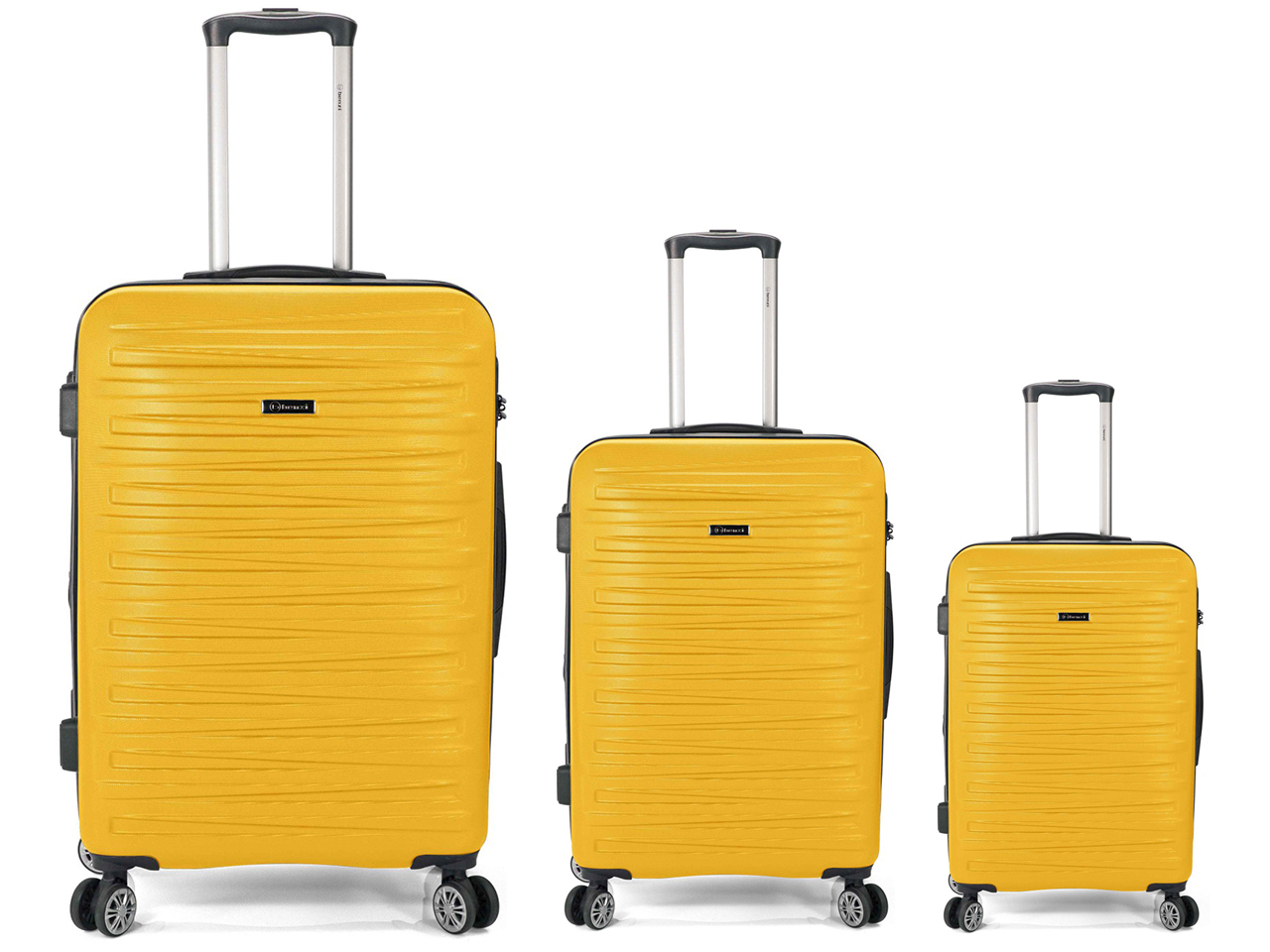 TROLLEY SET 3 ABS 4 RUOTE DOPPIE ESTENS. TROLLEY SET 3 ABS 4 RUOTE DOPPIE ESTENS.