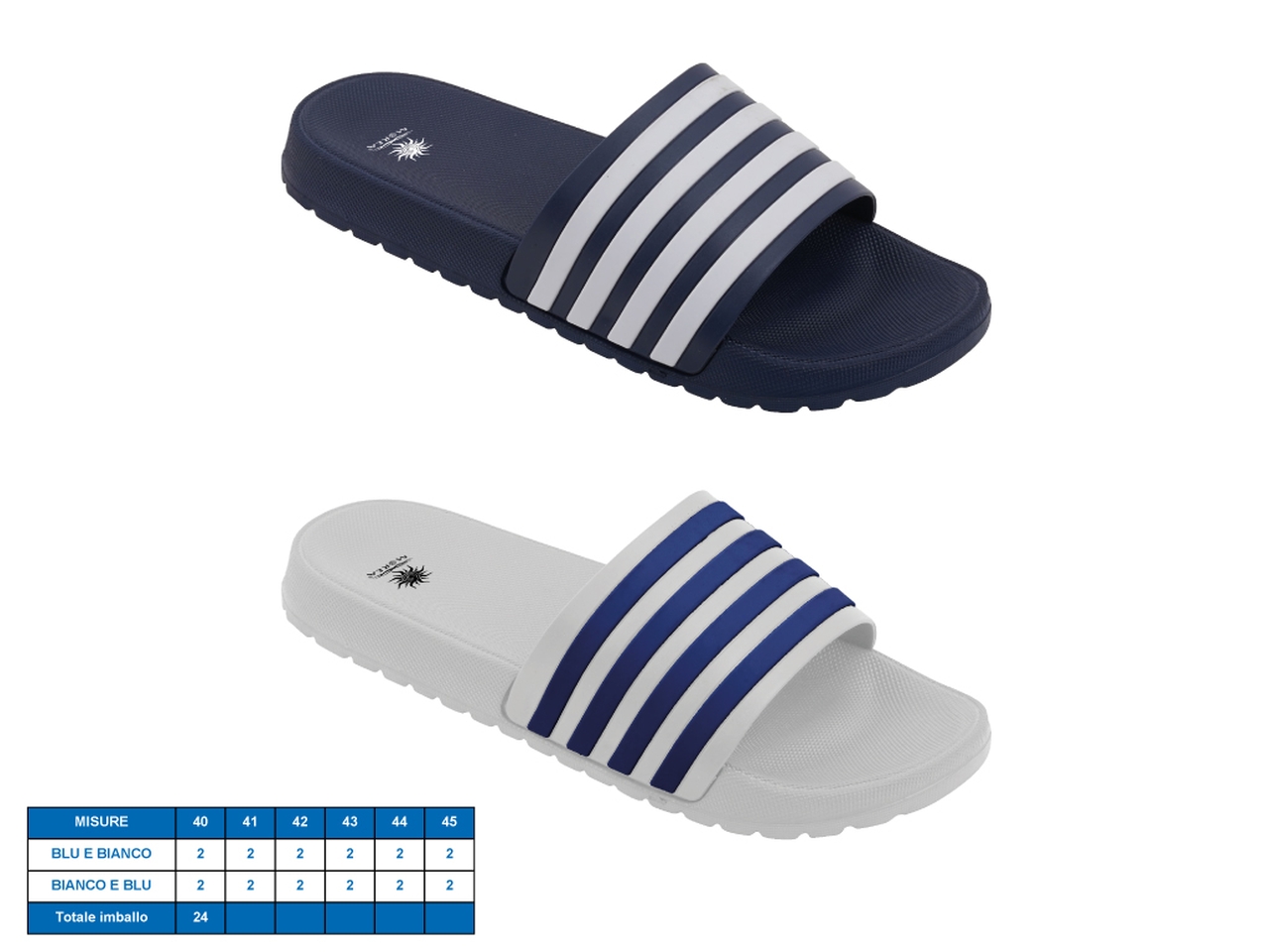 CIABATTA UOMO ALABAMA TG 40-45 2ASS. 21188923