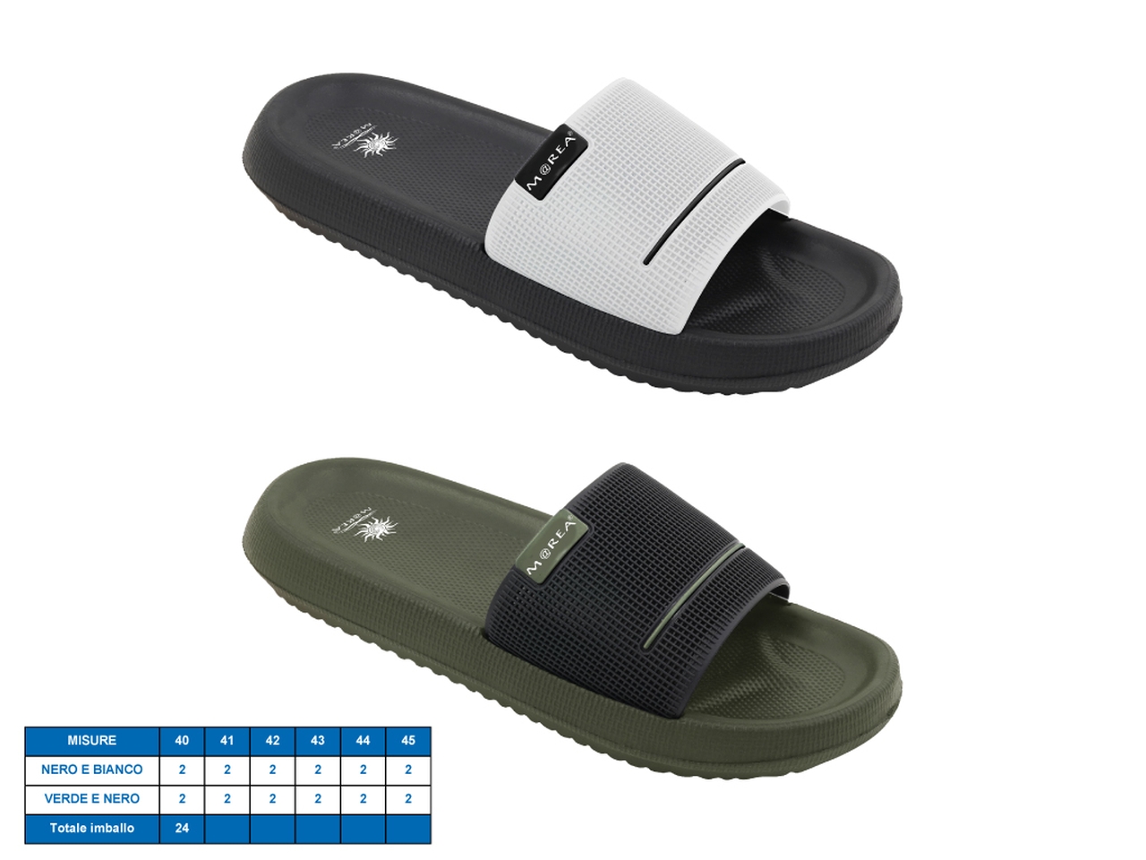CIABATTA UOMO MARINA DIPALMA TG40-45 2ASS 21189500