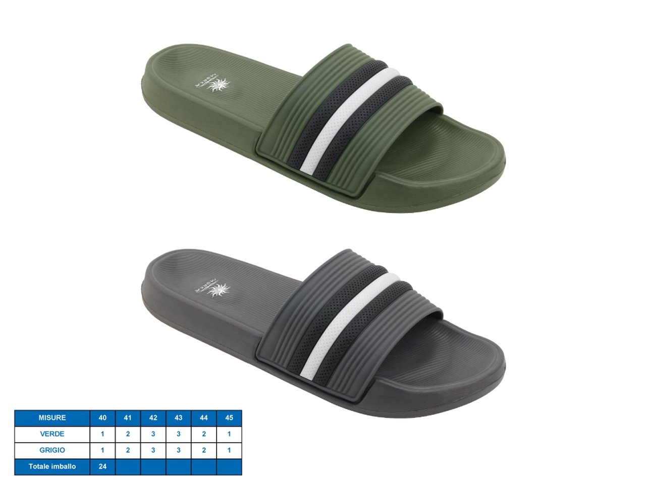 CIABATTA UOMO NOTO TG 40-45 2ASS. 21183638