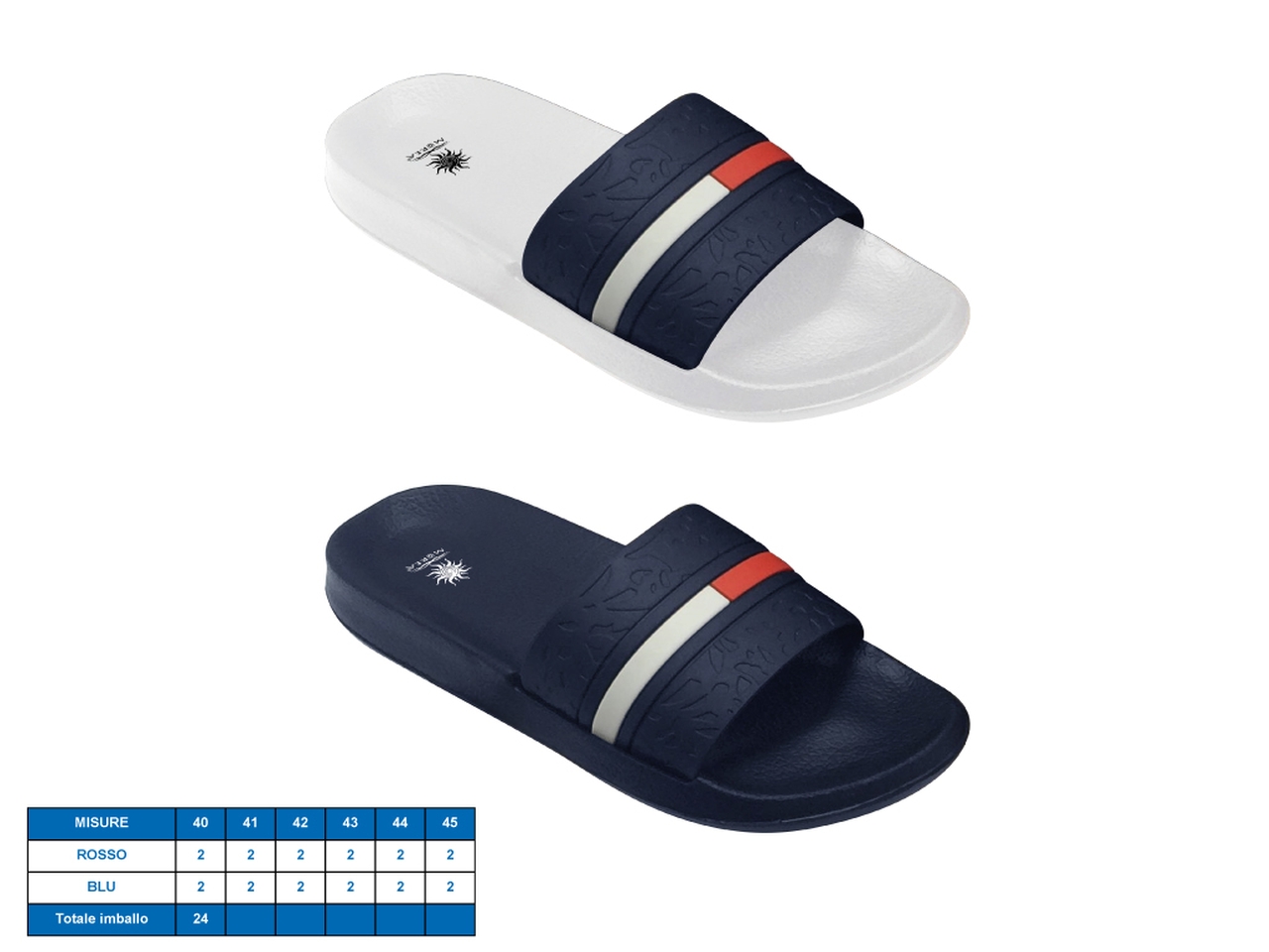 CIABATTA UOMO SMIRNE TG 40-45 2ASS. 21197024