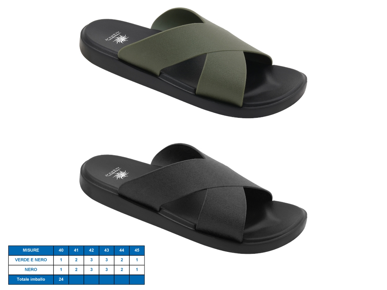 CIABATTA UOMO MALIBU’ TG 40-45 2ASS. 21183270