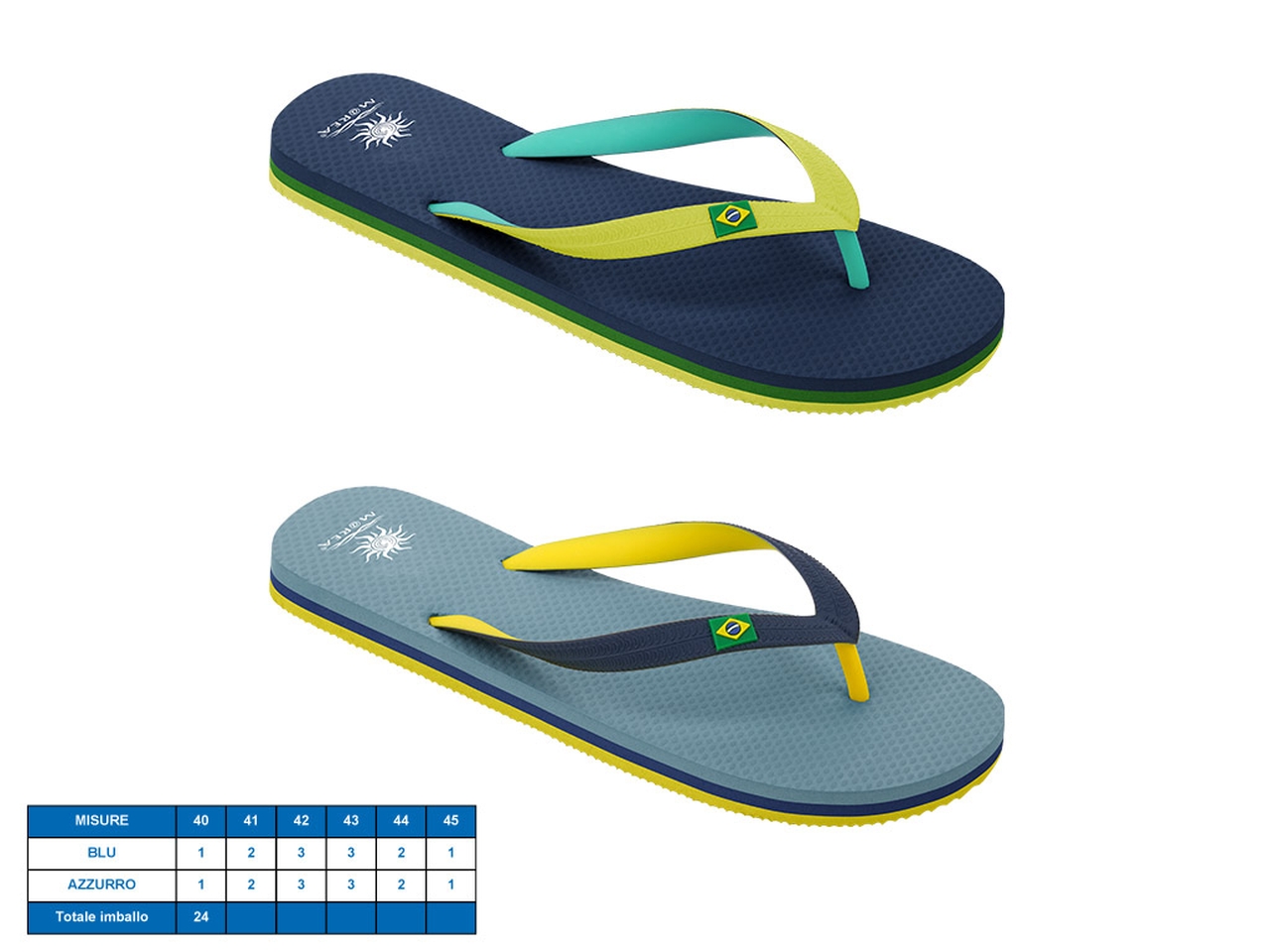 CIABATTA UOMO SISTERON TG 40-45 2ASS. 21188800