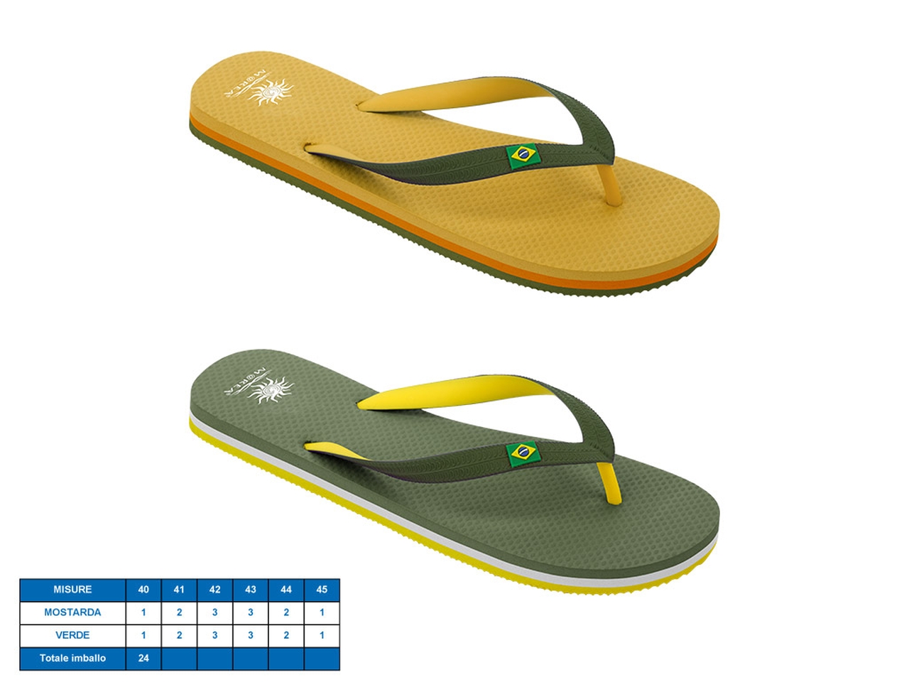 CIABATTA UOMO CASSIS TG 40-45 2ASS. 21188817