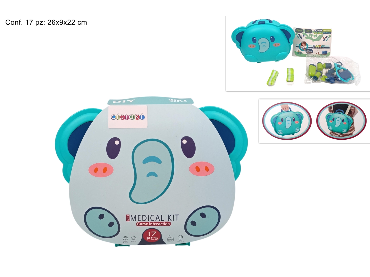 VALIGETTA DOTTORE 2 IN 1 17PZ DTO24001631