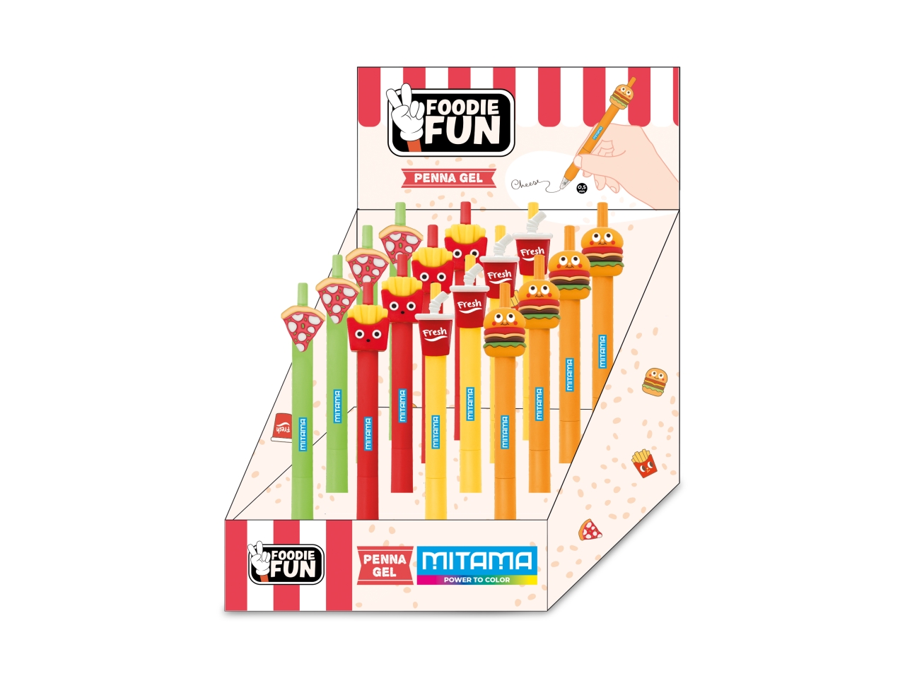 FOODIE FUN PENNA SCATTO GEL 0,5 ASS. 64169-000 FOODIE FUN PENNA SCATTO GEL 0,5 ASS. 64169-000