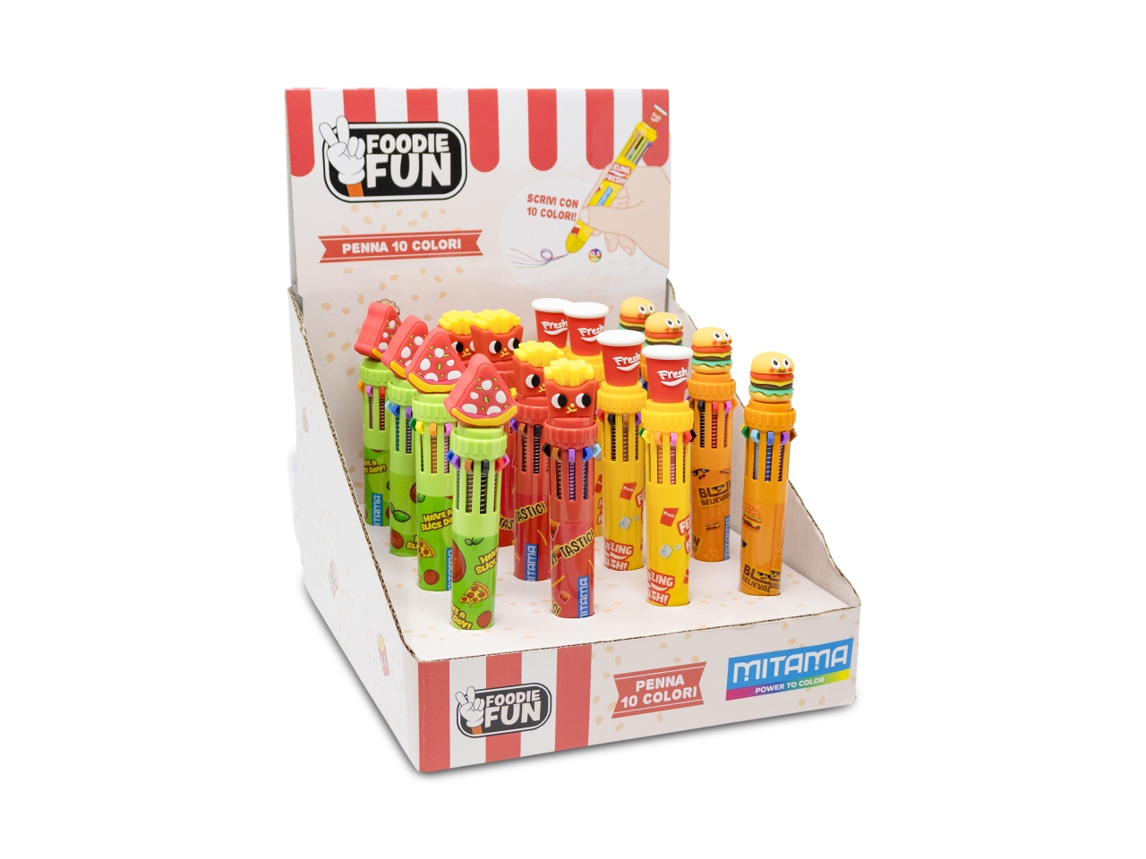 FOODIE FUN PENNA SCATTO 10 COLORI 64170-000 FOODIE FUN PENNA SCATTO 10 COLORI 64170-000