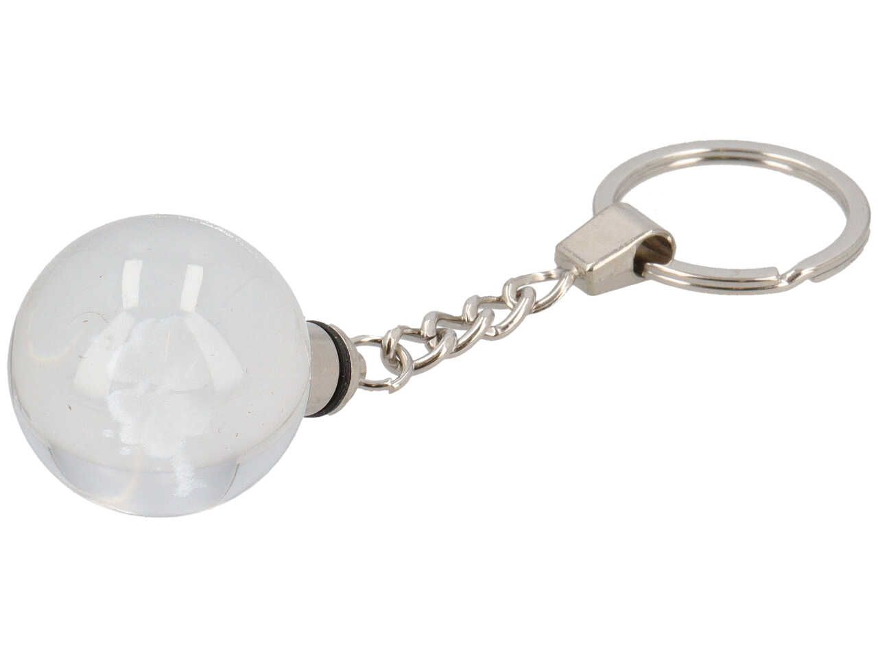 PORTACHIAVI QUADRIFOGLIO CRISTALLO E METALLO HE100 PORTACHIAVI QUADRIFOGLIO CRISTALLO E METALLO HE100