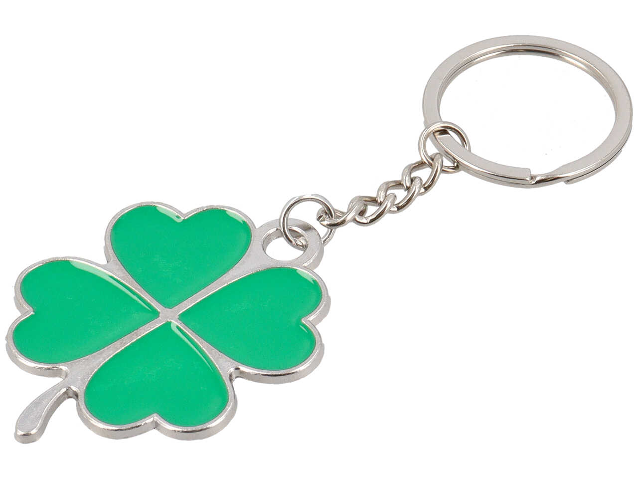 PORTACHIAVI QUADRIFOGLIO VERDE METALLO GCJ546 PORTACHIAVI QUADRIFOGLIO VERDE METALLO GCJ546