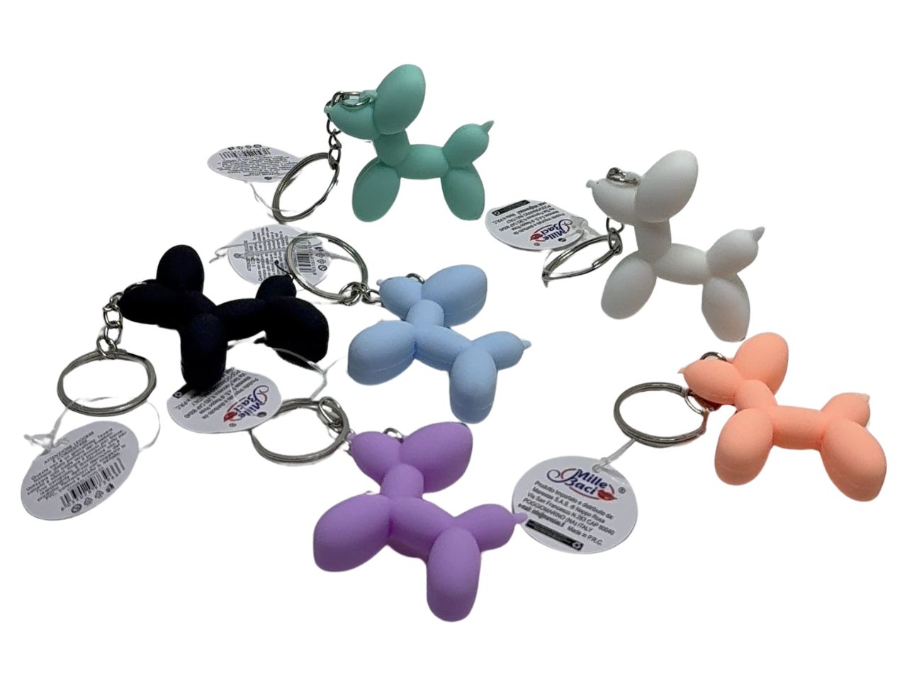 PORTACHIAVI IN GOMMA PALLONCINI DOGBALLOON-03